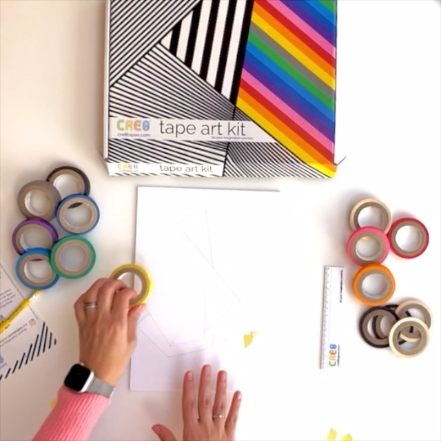 TAPE ART KIT Templates and examples CRE8 Tapes